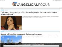 Tablet Screenshot of evangelicalfocus.com